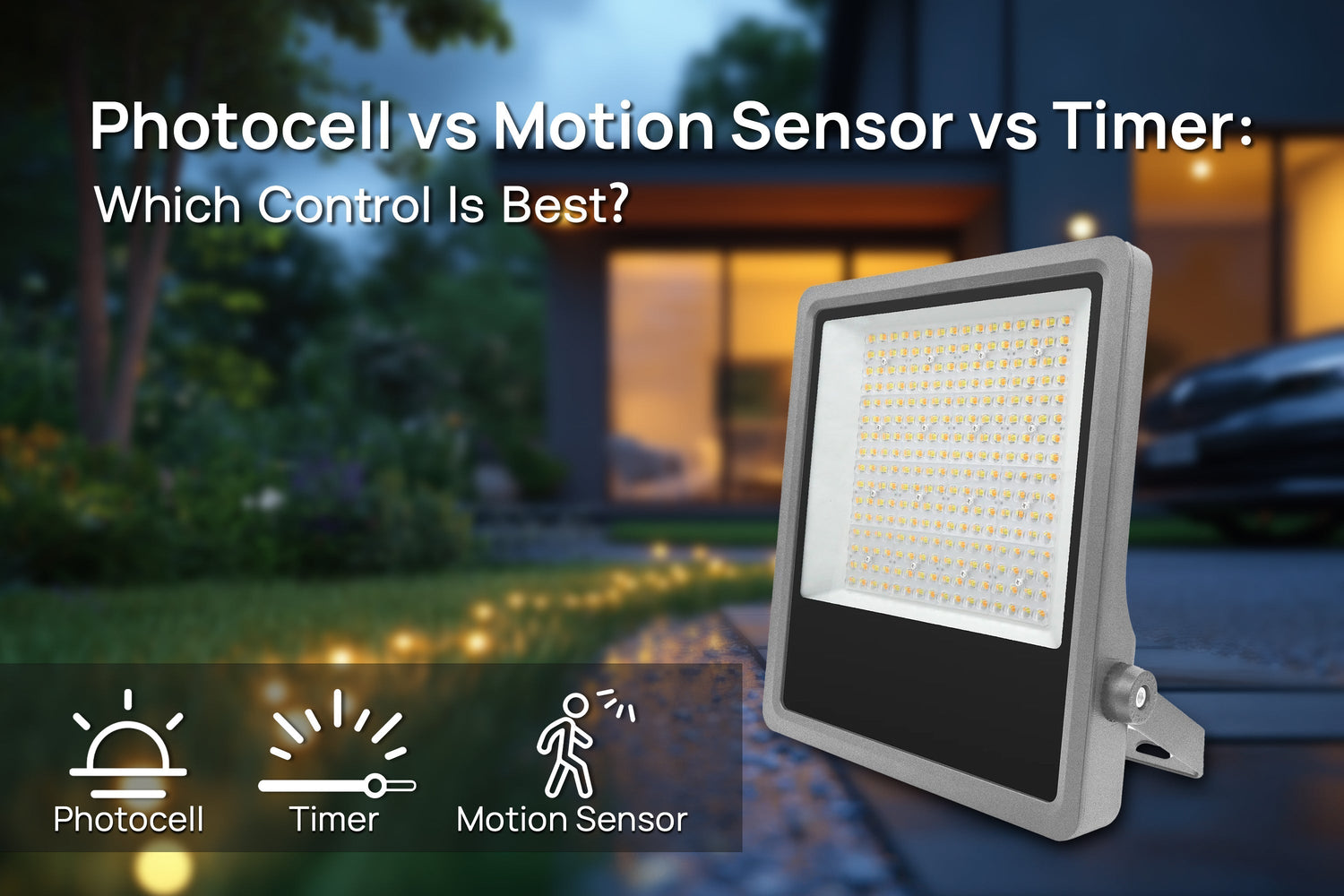 Photocell vs Motion Sensor vs Timer: Which Control Is Best?