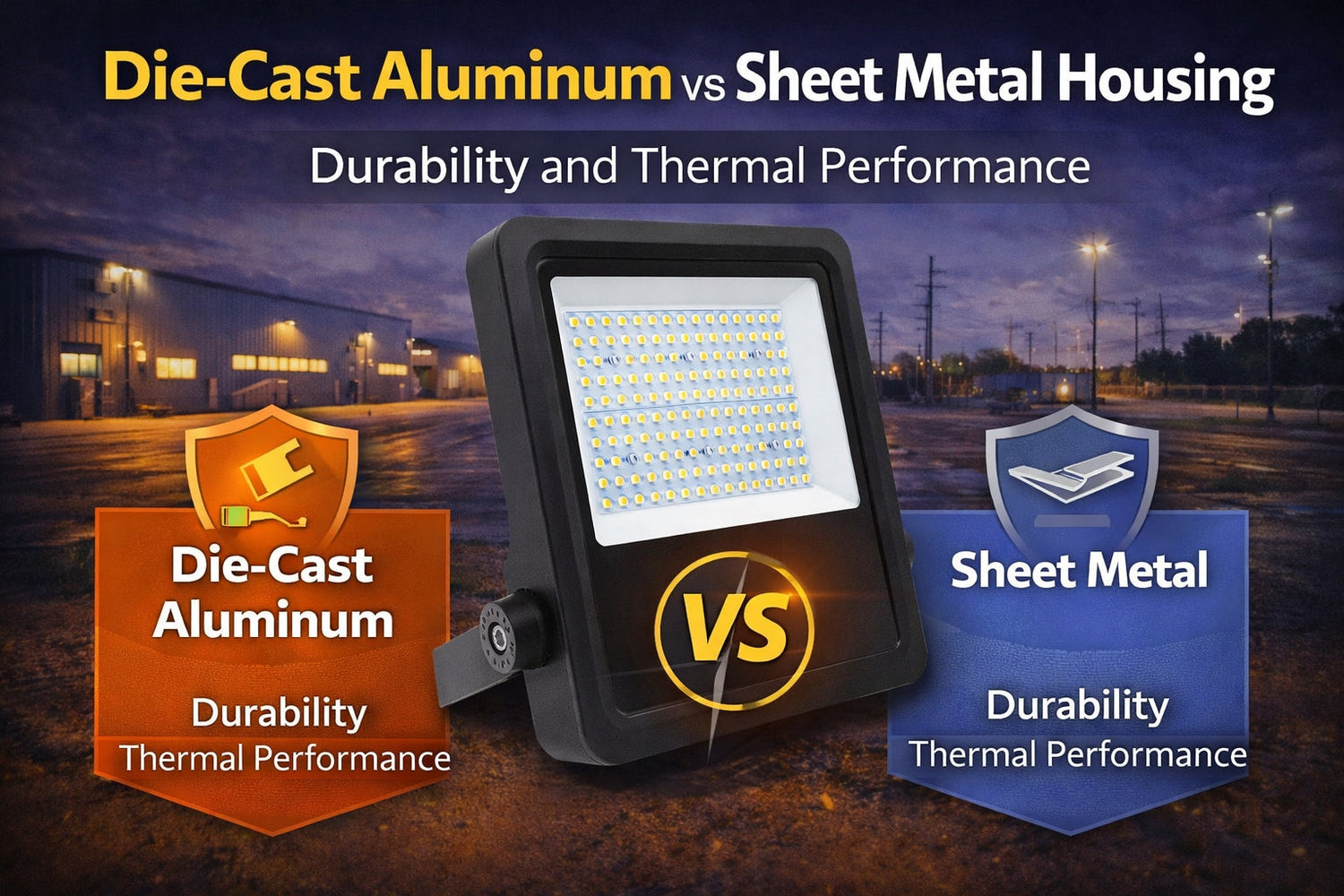Die-Cast Aluminum vs Sheet Metal Housing: Durability and Thermal Performance