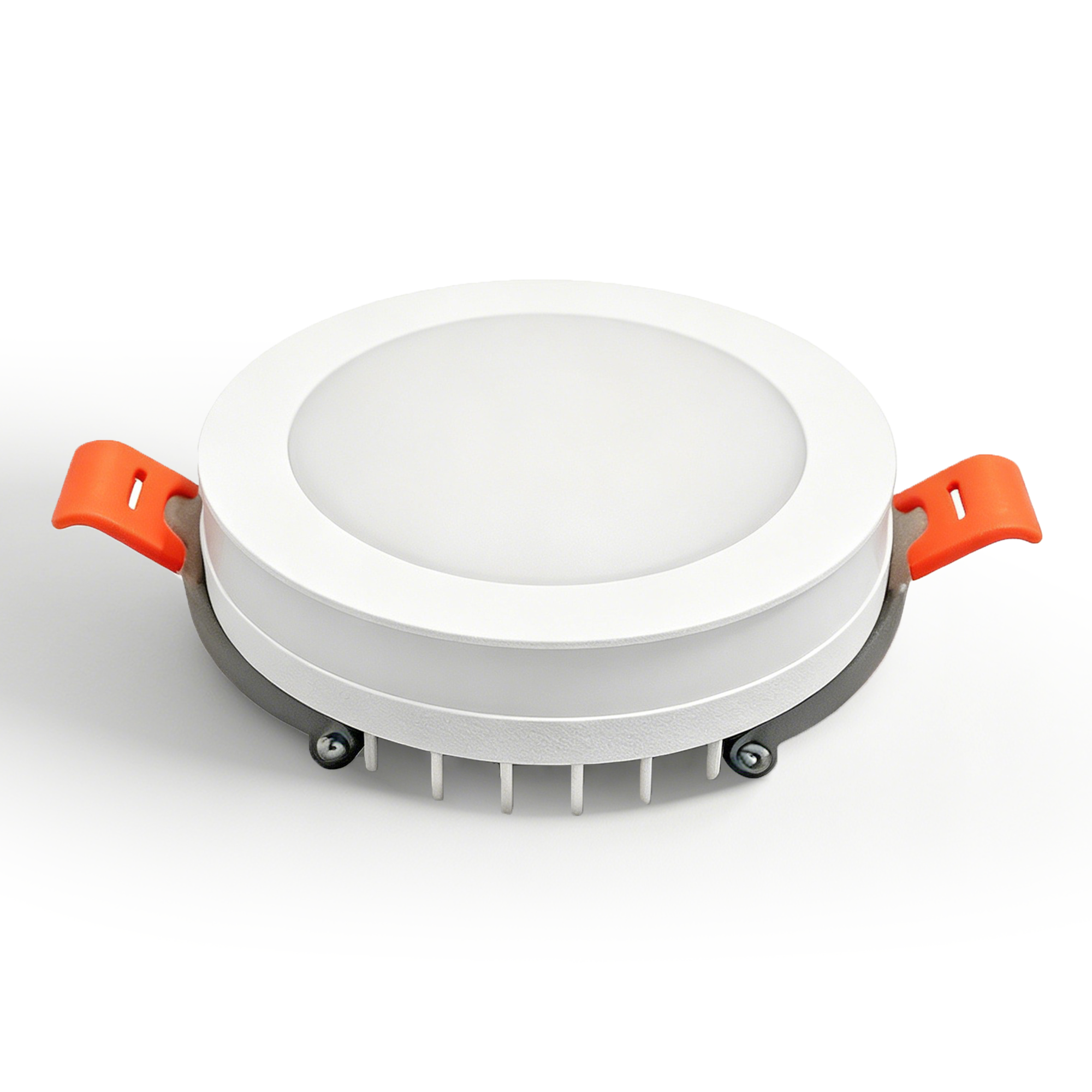 Downlight LED encastré LOKTA 10W | IP44 | Coupe Ø85mm | 110° | Blanc