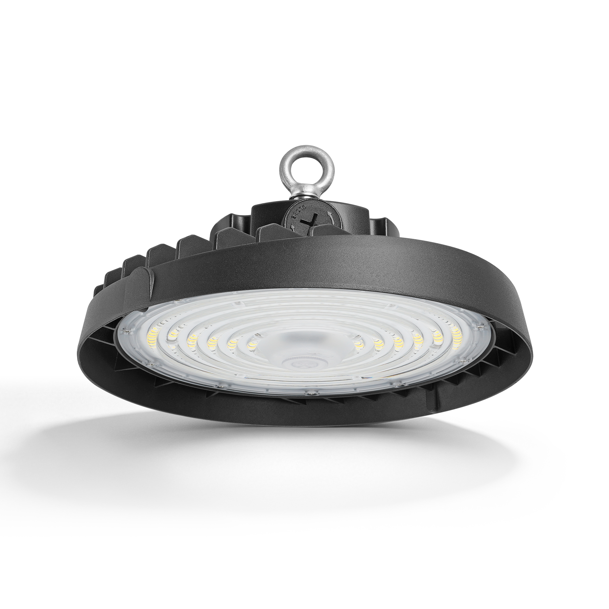 Cloche LED Industrielle UFO BOKN 150W | CCT 4000K / 5000K / 6500K | IP65 | 9in1 | Driver Lifud | 185lm/W