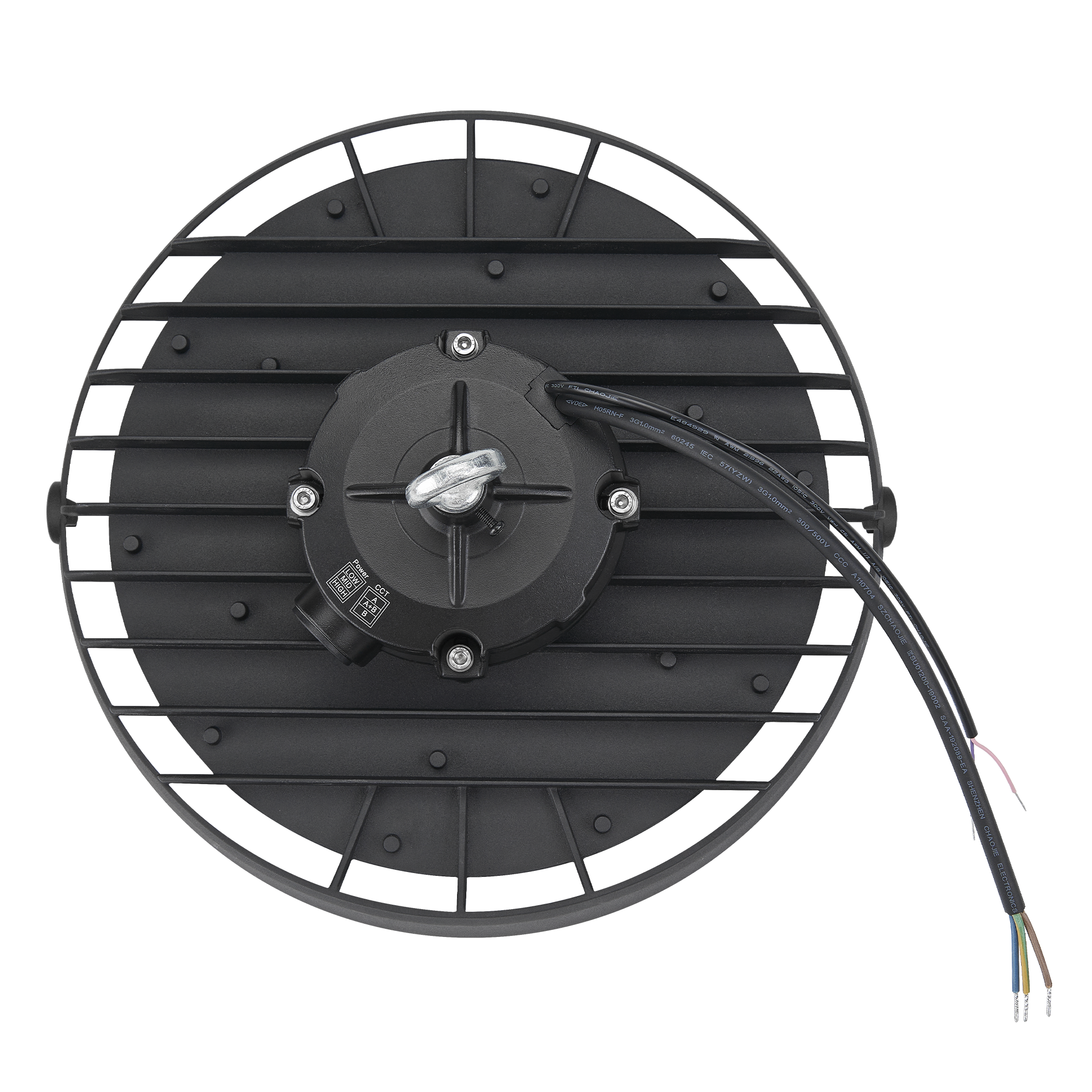 High Bay LED Industriële UFO BOKN 240W | CCT 4000K / 5000K / 6500K | IP65 | 9in1 | Lifud Driver | 185lm/W