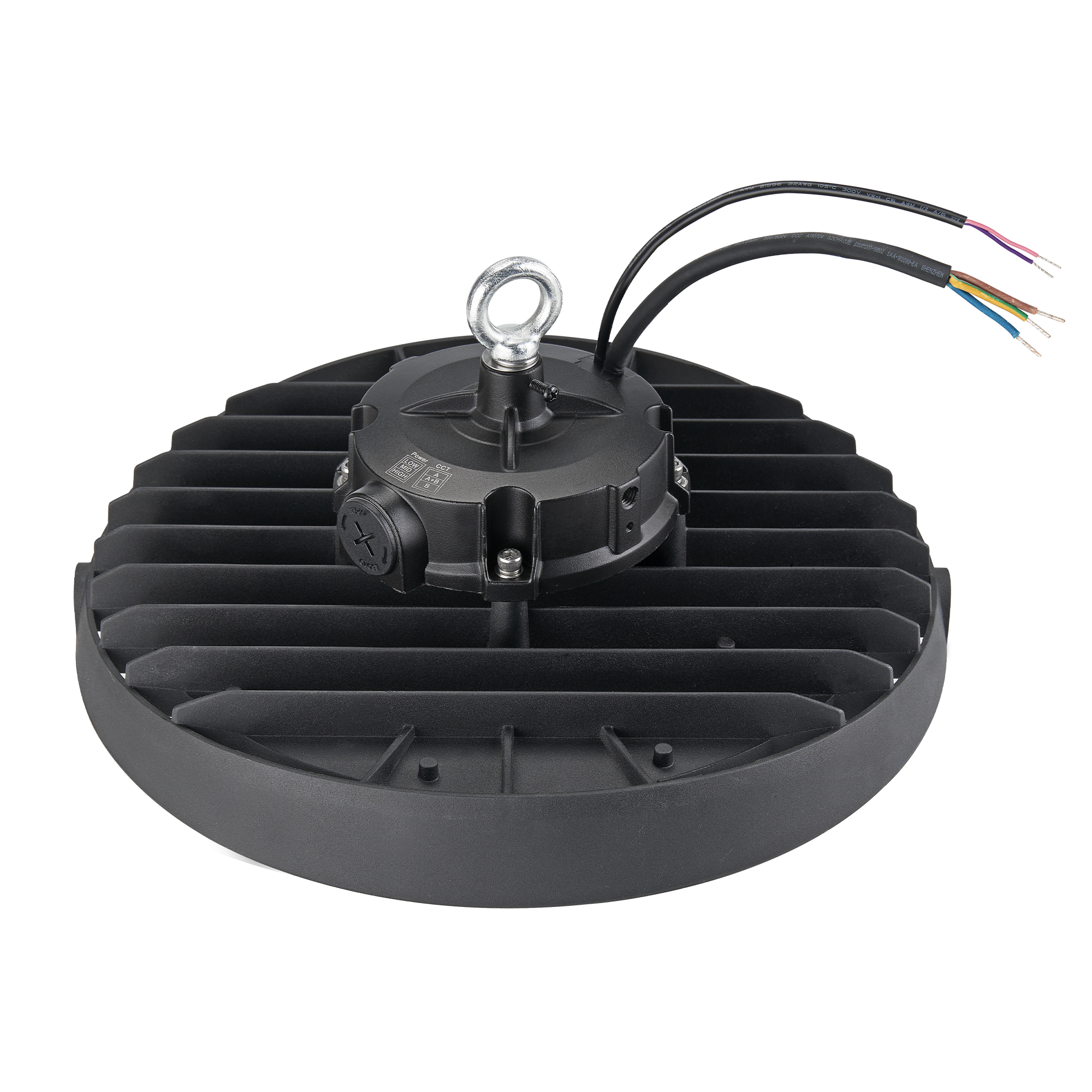 High Bay LED Industriële UFO BOKN 240W | CCT 4000K / 5000K / 6500K | IP65 | 9in1 | Lifud Driver | 185lm/W