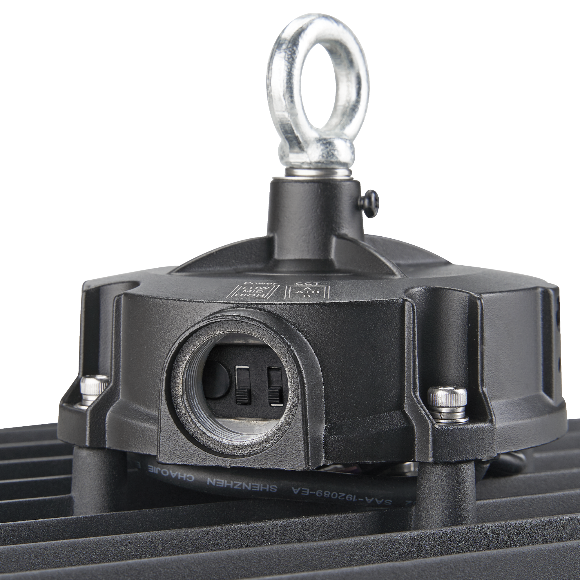 High Bay LED Industriële UFO BOKN 240W | CCT 4000K / 5000K / 6500K | IP65 | 9in1 | Lifud Driver | 185lm/W