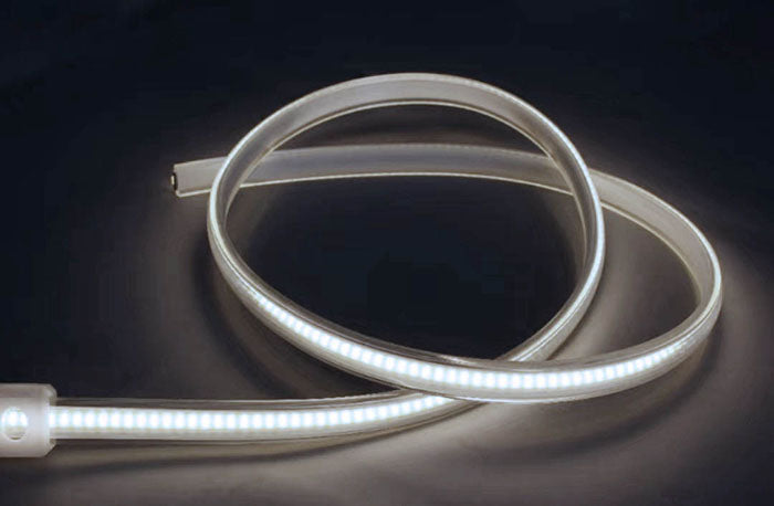 NEVA 220–240V COB LED Strip 100m | 5 Light Colours | IP54 | 10W/m