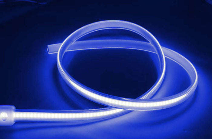 NEVA 220–240V COB LED Strip 100m | 5 Light Colours | IP54 | 10W/m