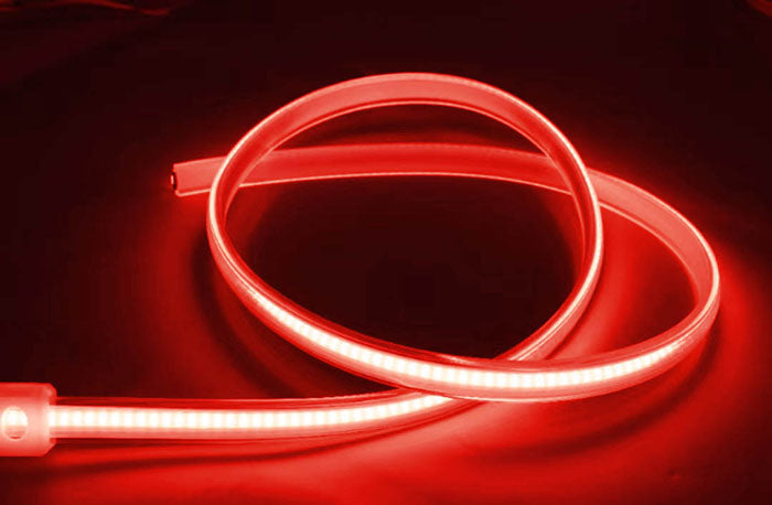 NEVA 220–240V COB LED Strip 100m | 5 Light Colours | IP54 | 10W/m