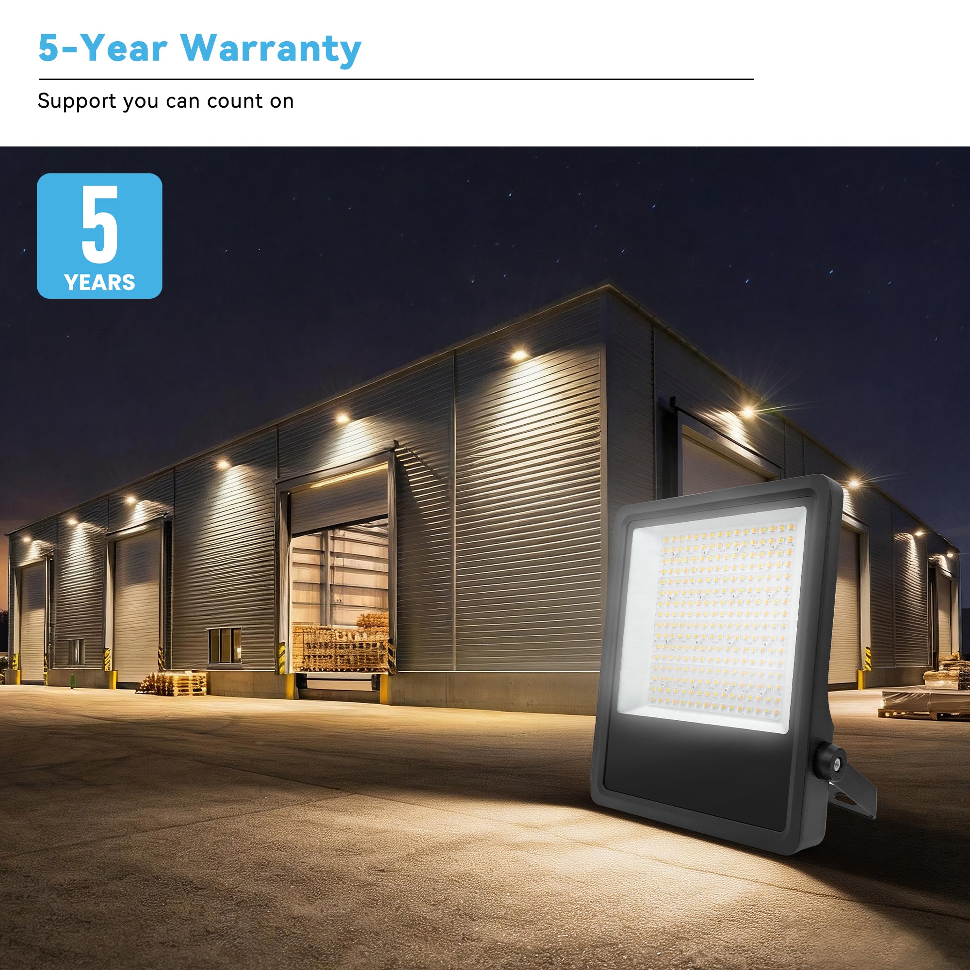 Ningled 50W LED Parking Lot Light Stadium Flood Lights