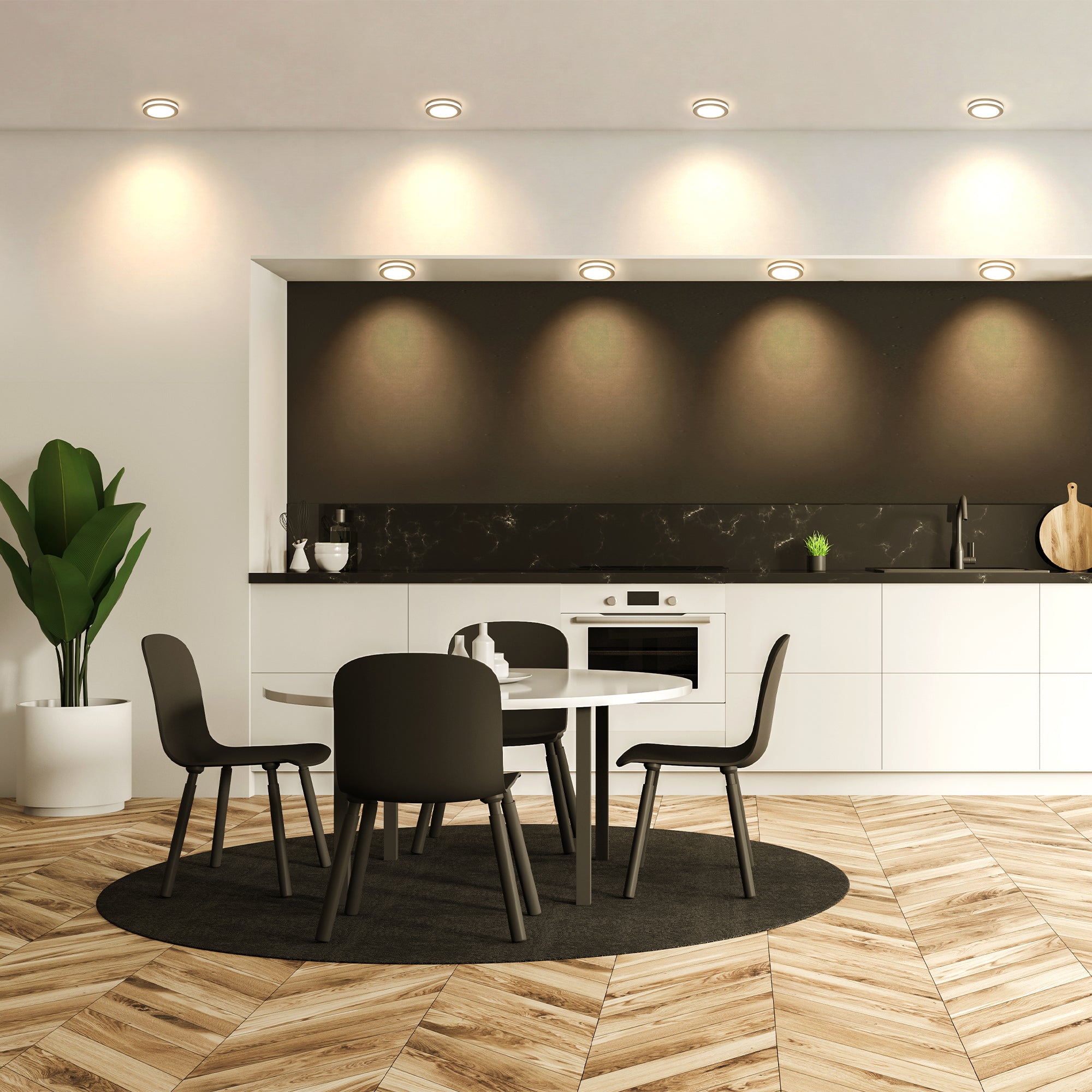 6W LED Recessed Spotlight Silver