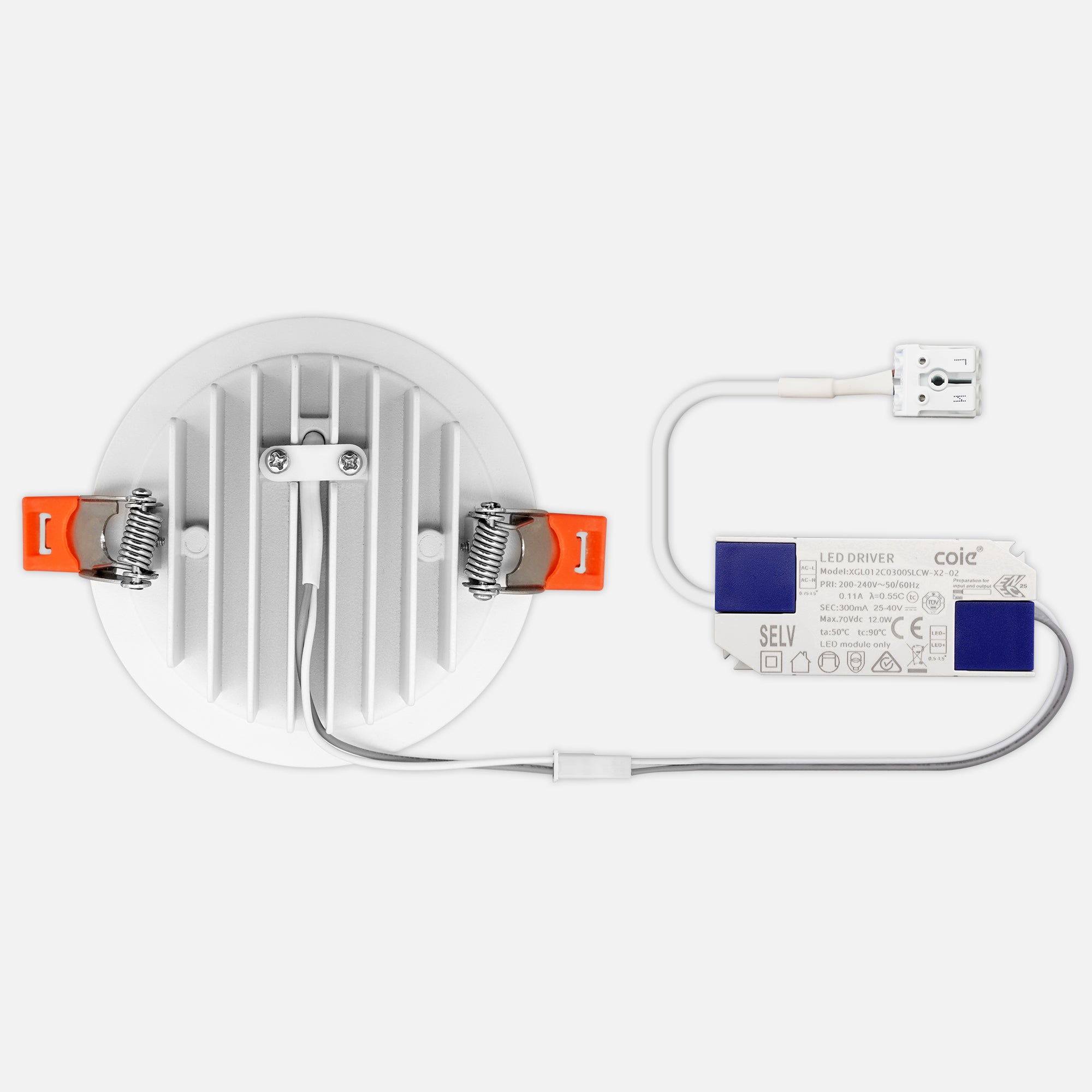 6W LED Recessed Spotlight Silver